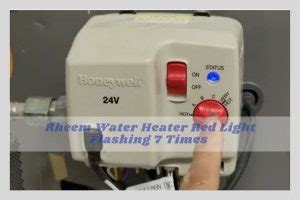 FVS is a safety device for the <b>heater</b>, which causes a soft lockout when the device finds any flammable vapor nearby the unit. . Rheem water heater blinking red light